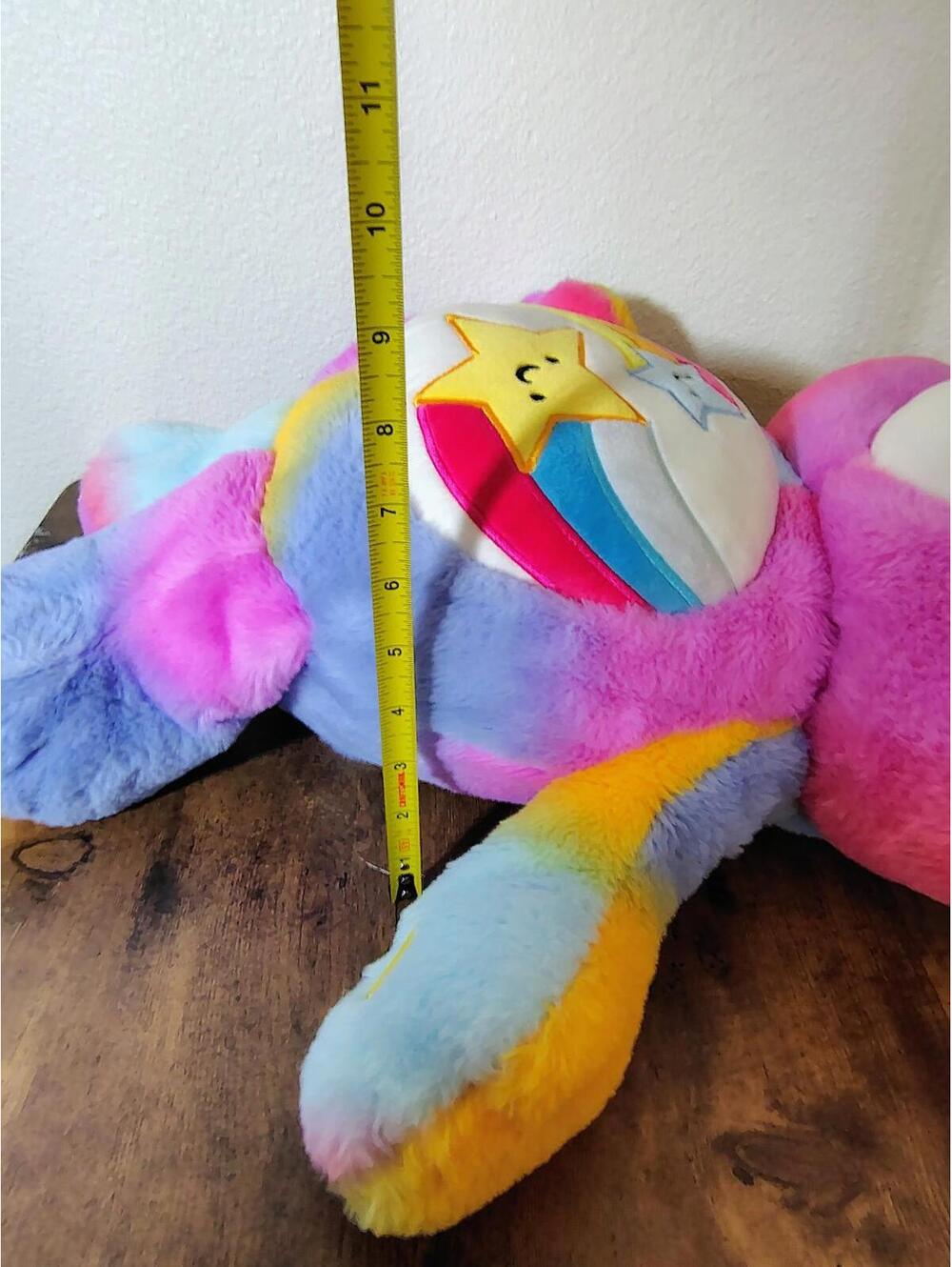 Large Care Bears DARE TO CARE Rainbow Star Caring Earth Recyle Plush - Picture 8 of 8
